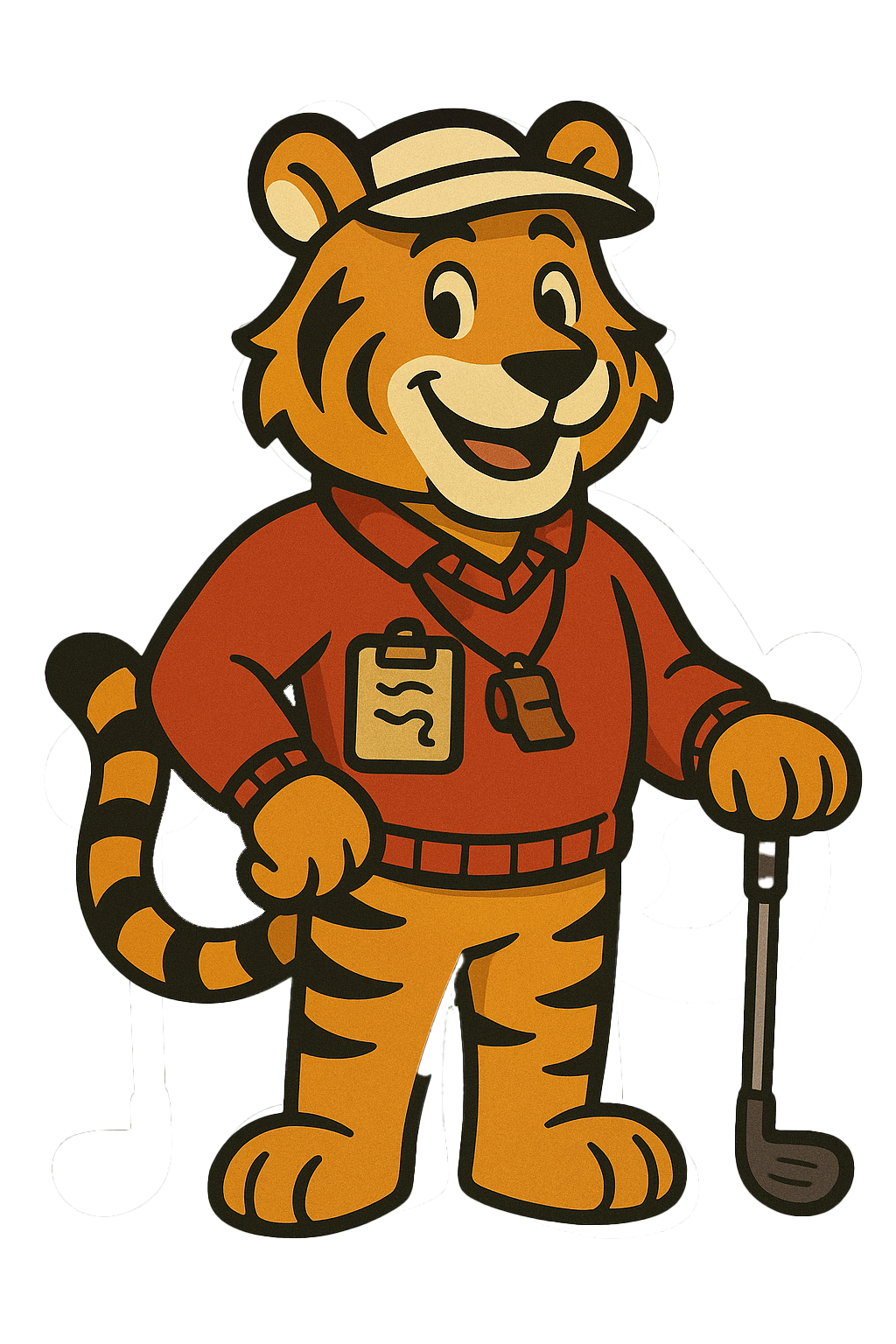 Coach Claws — your golf mascot and guide